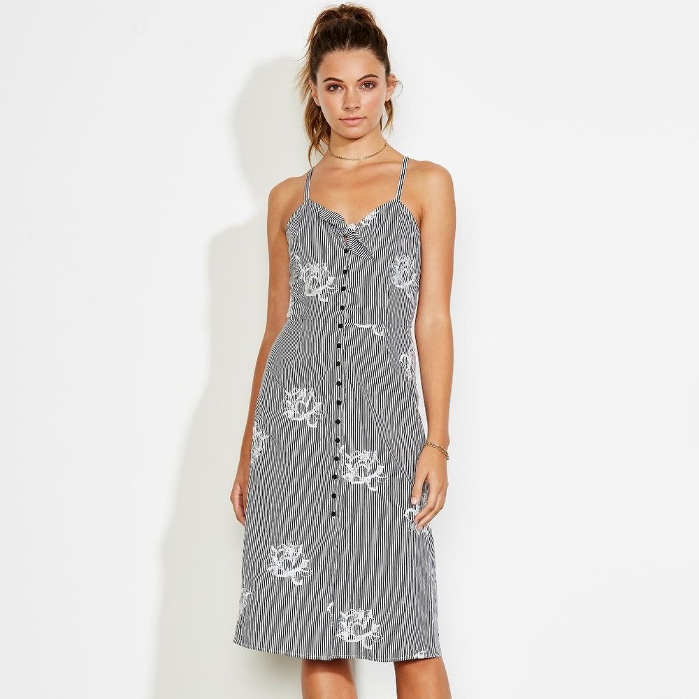 ALI & JAY Meet Me At The Pink Wall Midi Dress XL
